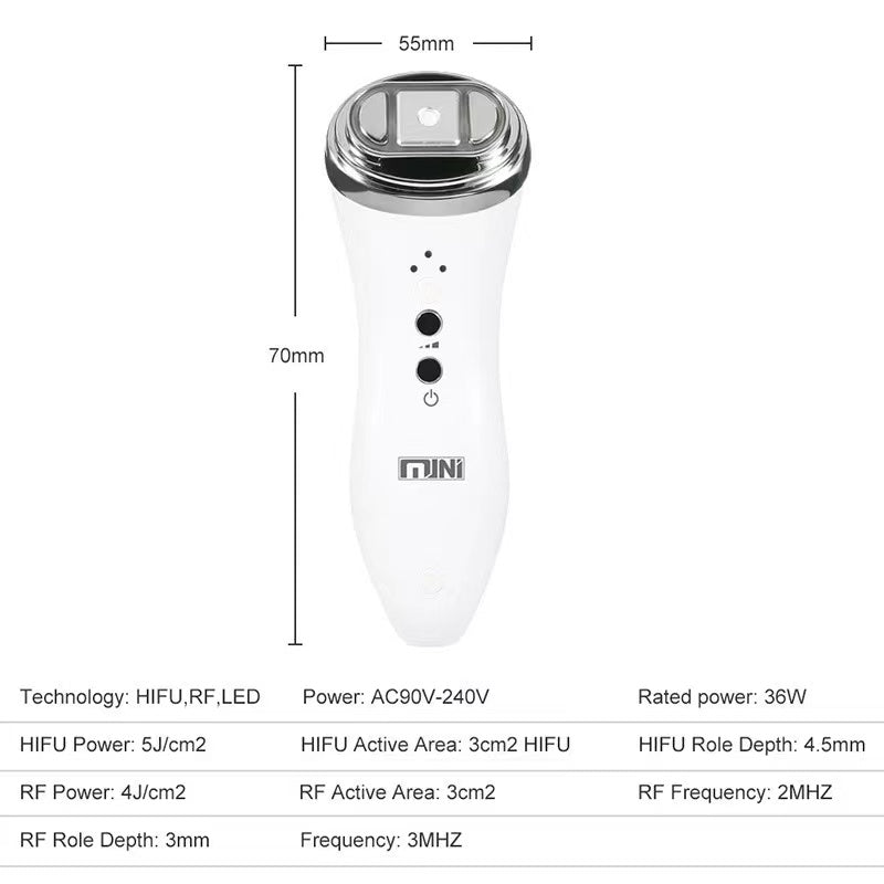 Home use beauty machine for face lifting/skin tightening