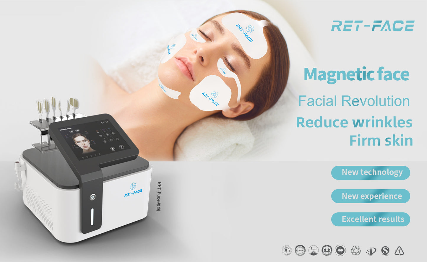 EMS face machine for face lifting wrinkle removal muscle increase