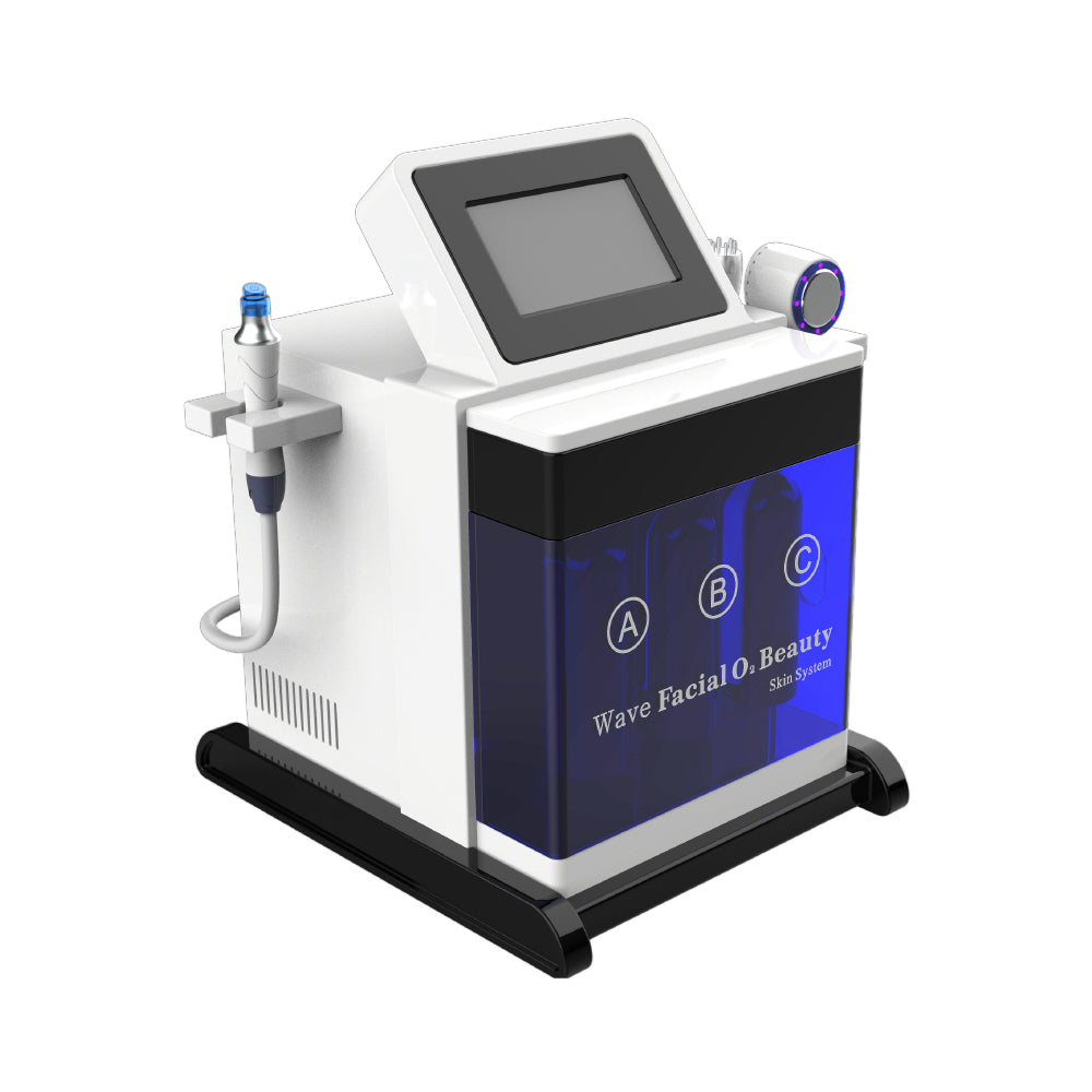 facial care hydra machine with 5 handles