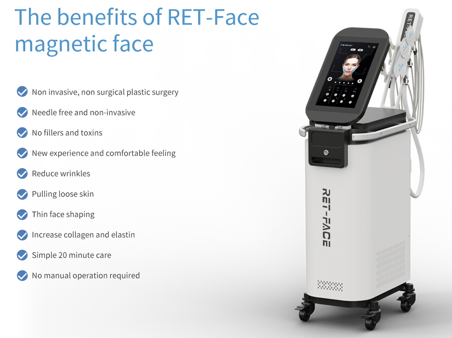 EMS face machine face lifting skin tightening (vertical)