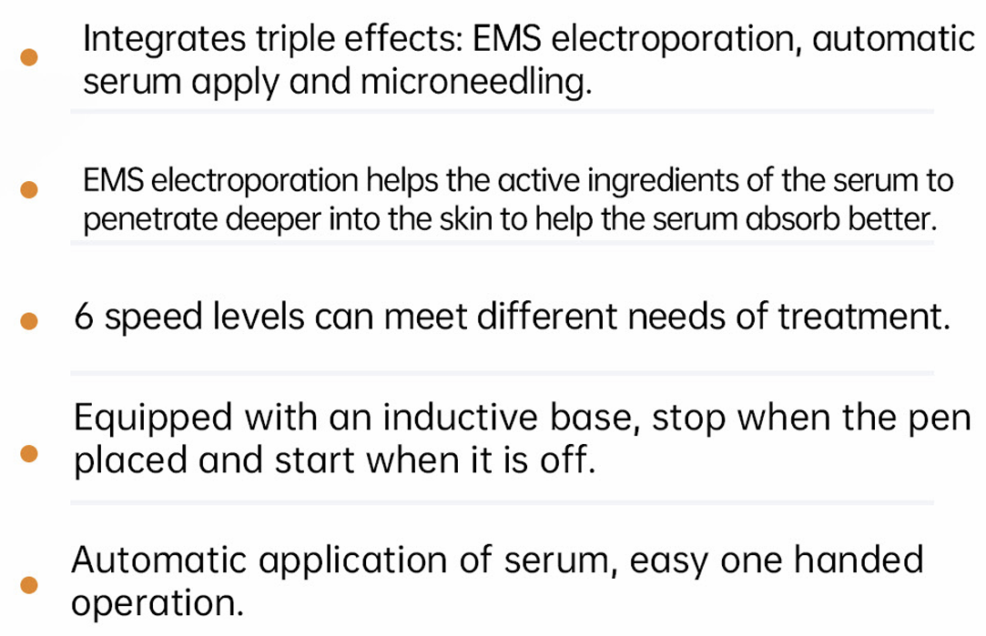 ems microneedling led machine for skin rejuvenation/hair treatment