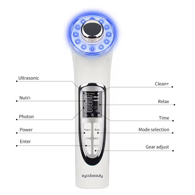 Home use face lifting skin tightening led light therapy beauty machine