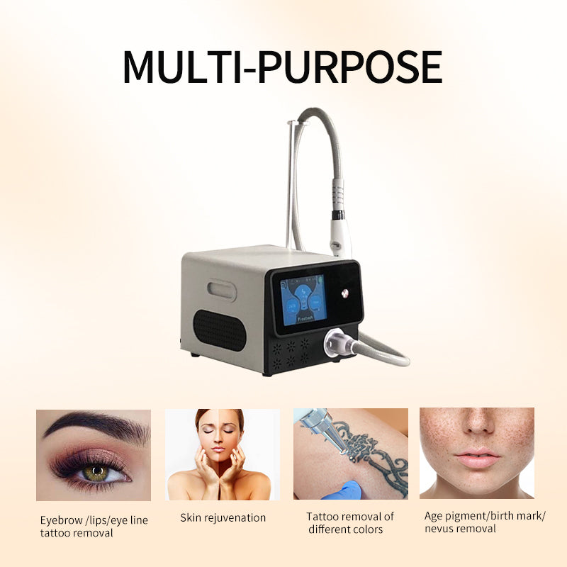 portable pico laser carbon peeling tattoos pigmentation therapy machine