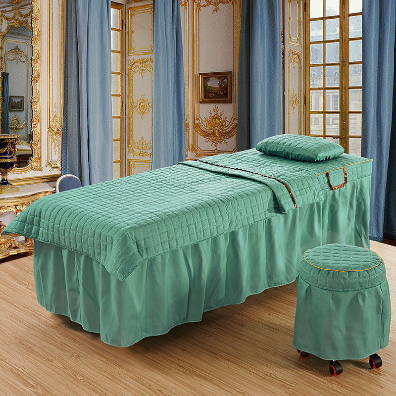 Beauty salon bed cover 4-piece set