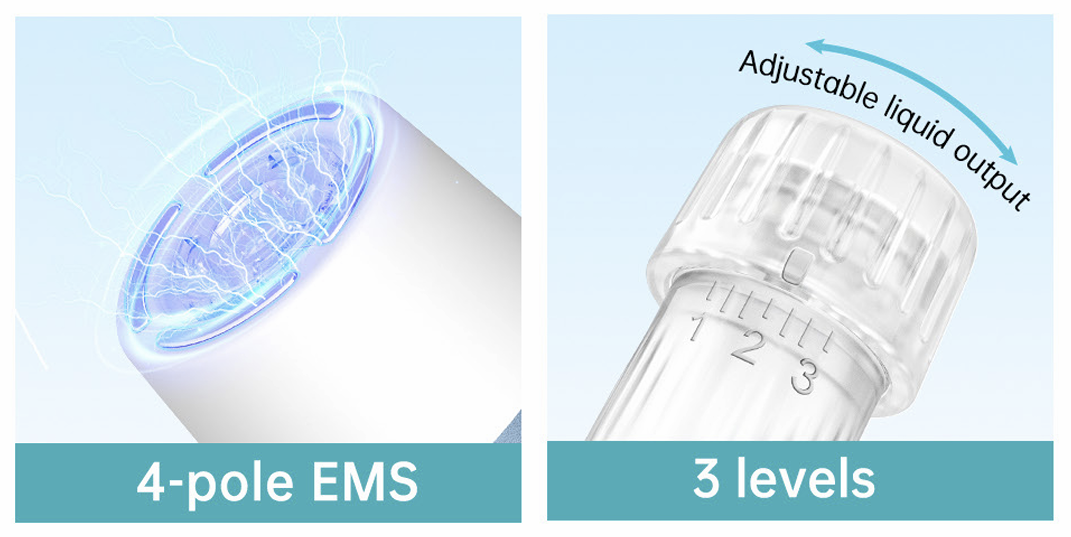 ems microneedling led machine for skin rejuvenation/hair treatment